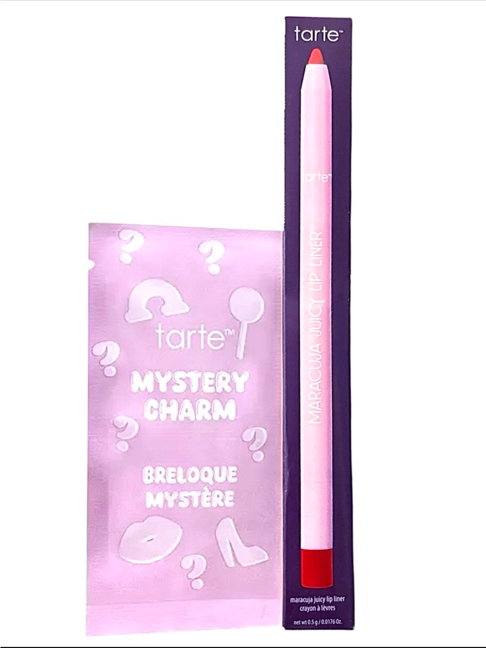 TARTE Maracuja Juicy Lift Lip Liner RED Creamy Matte Hyaluronic Acid & Charm NEW